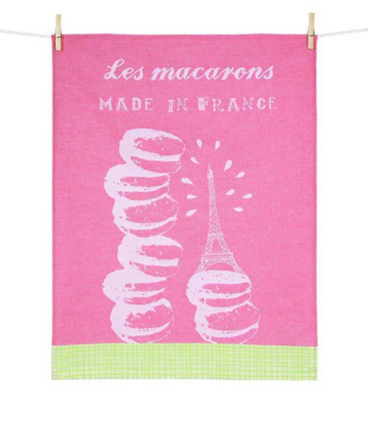 Tissage Moutet Tea Towel - Les Macarons
